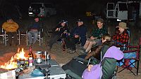 06-Relaxing around the campfire at Milmed Swamp
